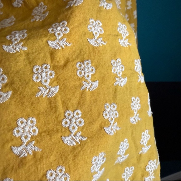 Talbots Yellow Ruched Long Sleeve Blouse - Picture 7 of 11